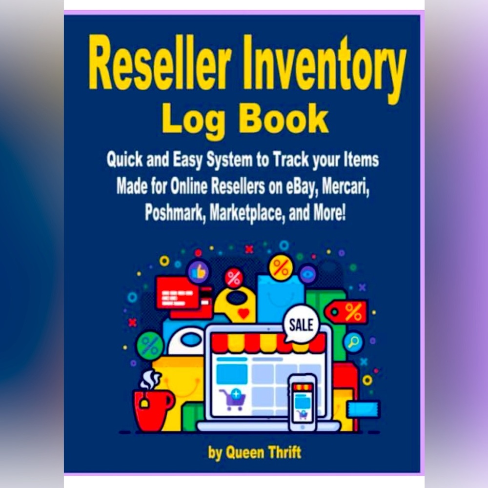 Reseller Inventory Log Book – Online Seller Inventory Tracker – 372 Items
